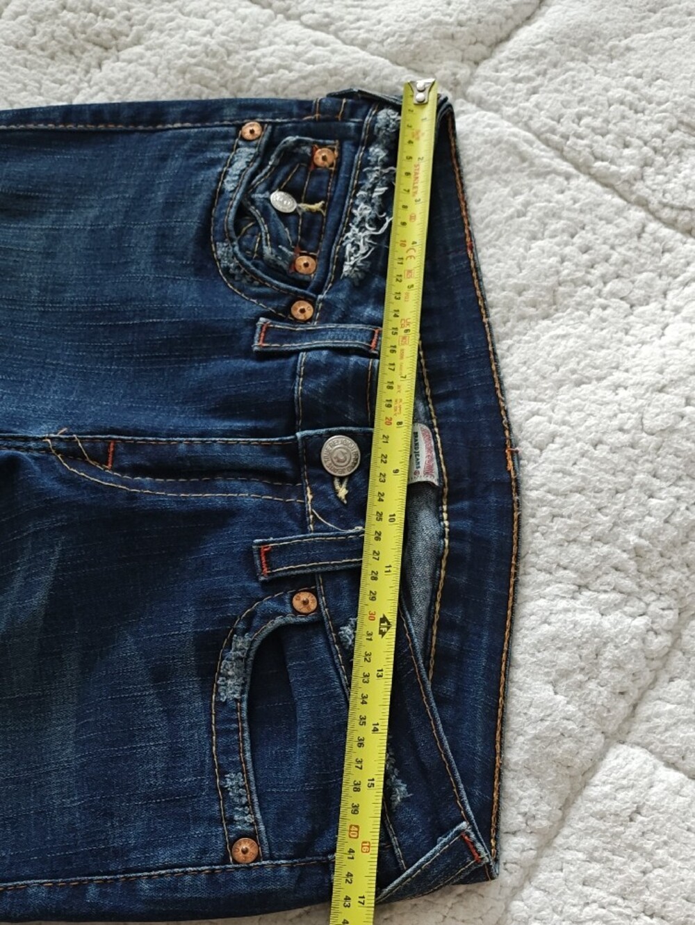 True Religion Y2K  Joey Like New 💙 Made In USA - Picture 5 of 16